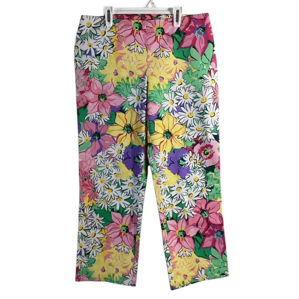 Maxou Vintage Floral Wide Leg Pants 12 NWT